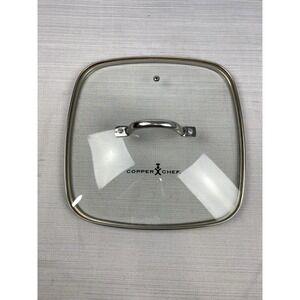 COPPER CHEF 11" Square Pan Vented Replacement Lid W/Stainless Steel Inside 10.75